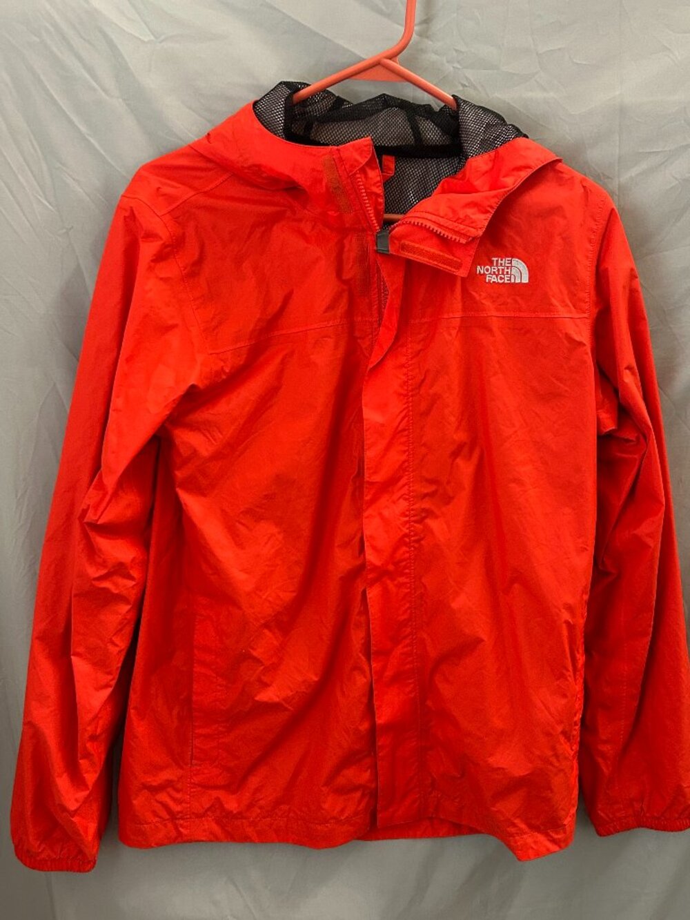 The North Face Hyvent Rain Jacket Boys XL 18/20 Red Hooded Waterproof Outdoor